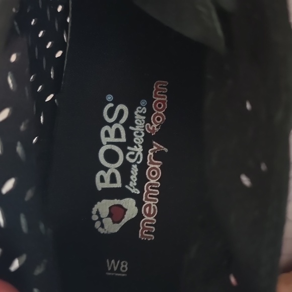 BOBS from Skechers Black -  Memory Foam Wedge Bootie - Picture 10 of 10